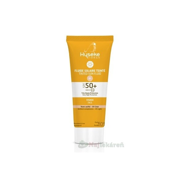 Hyseke BIORGA Tónované opaľovacie mlieko SPF50+ 40ml
