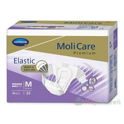 MoliCare Premium Elastic 8 kvapiek M plienkové zanohavičky lepovacie 26ks