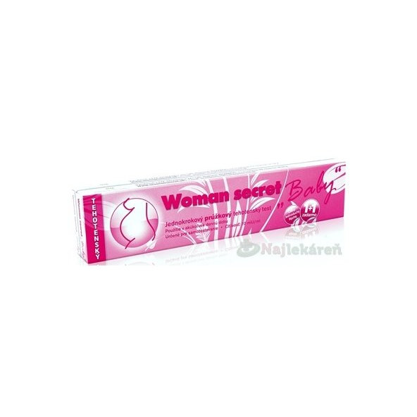 Woman secret BABY tehotenský test prúžkový (1+1 zadarmo) 1x2 ks
