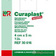 CURAPLAST Sensitive 4cmx5m rychloobväz na rany-5m rolka v dávkovacej škatuli 1ks