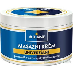 ALPA MASÁŽNY KRÉM Univerzálny, na športové masáže, 250 ml