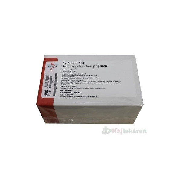 SyrSpend SF SET s omeprazolom 200 mg- FAGRON 1set