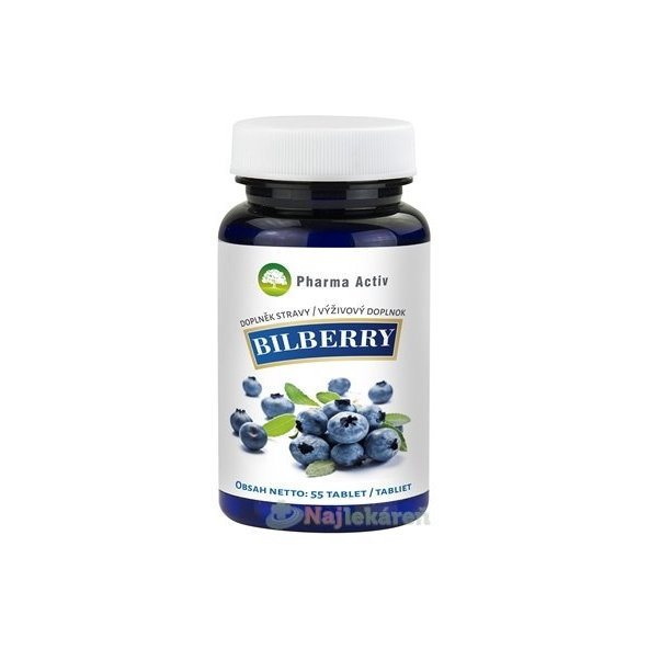 Pharma Activ BILBERRY, 55 ks
