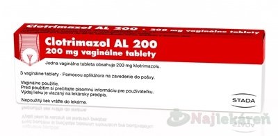 E-shop Clotrimazol AL 200 tbl vag 200 mg 1x3 ks