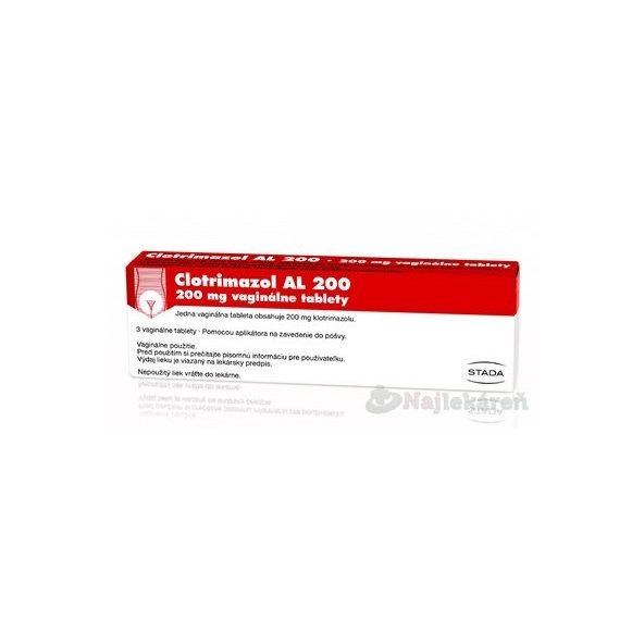 Clotrimazol AL 200 tbl vag 200 mg 1x3 ks