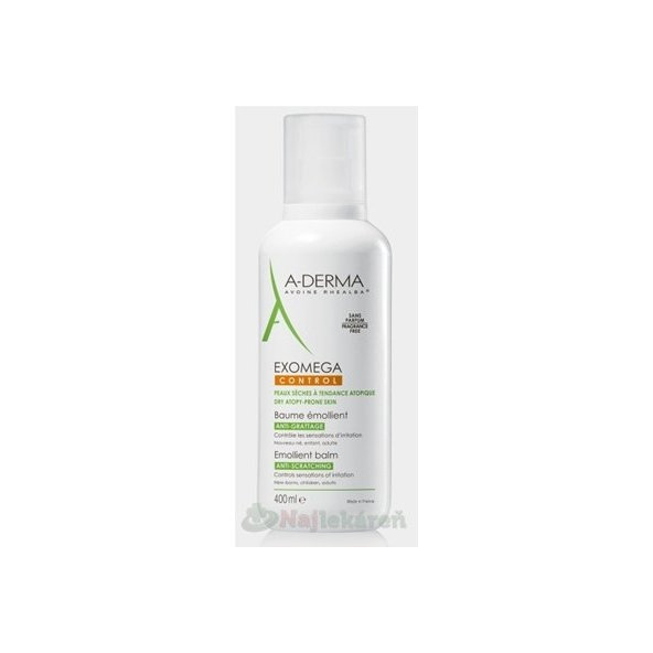 A-DERMA EXOMEGA CONTROL emolienčný balzám 400ml