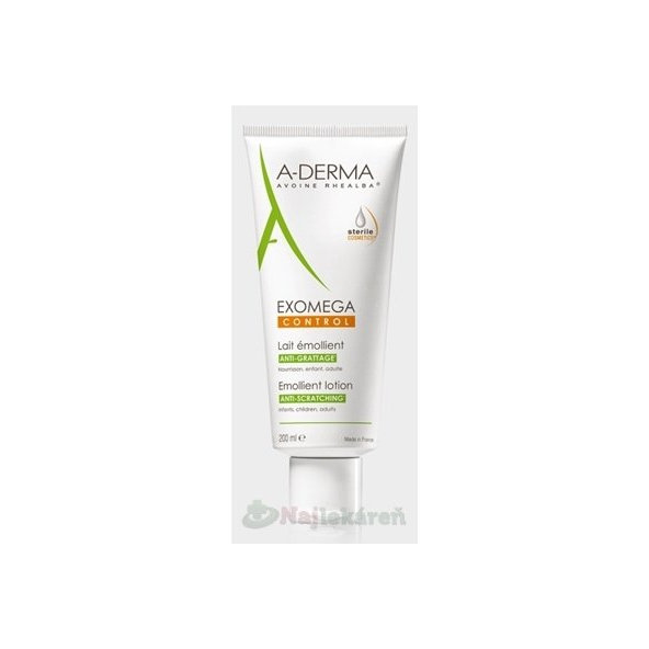 A-DERMA EXOMEGA CONTROL emolienčné mlieko 200ml