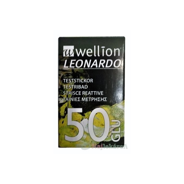 Wellion LEONARDO GLU Prúžky testovacie 50ks