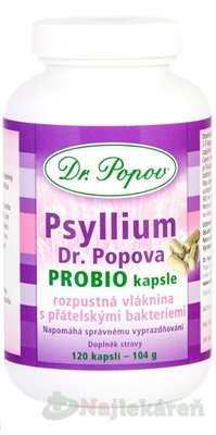 E-shop DR. POPOV PSYLLIUM PROBIO 120ks