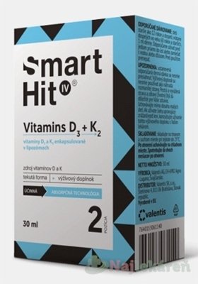 E-shop SmartHit IV D3 + K2, 30 ml