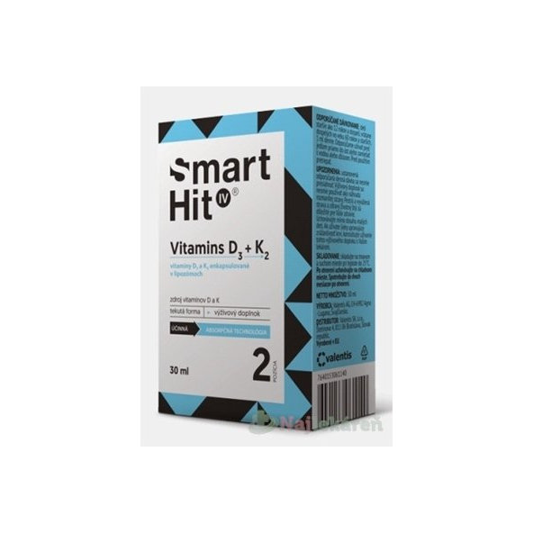 SmartHit IV D3 + K2, 30 ml