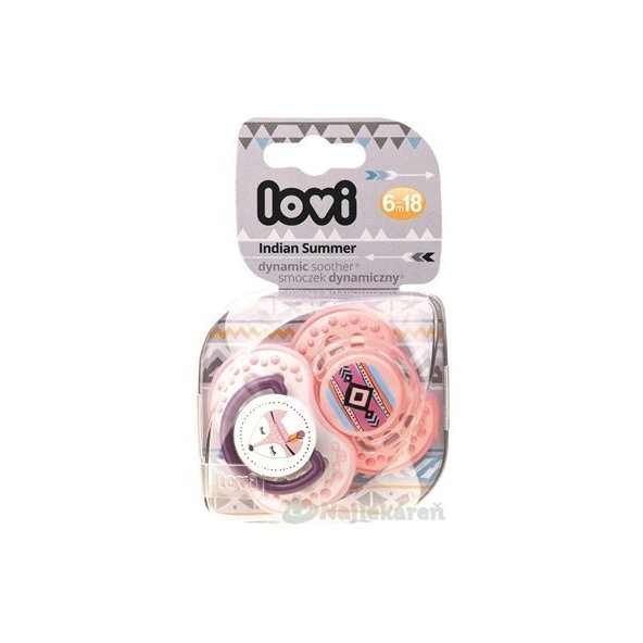 LOVI Dynamický utišujúci cumlík Indian Summer