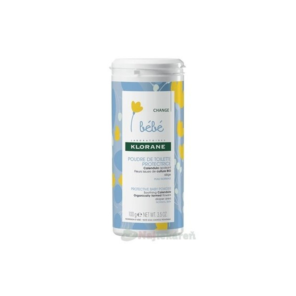 KLORANE BEBE ochranný detský púder 100g
