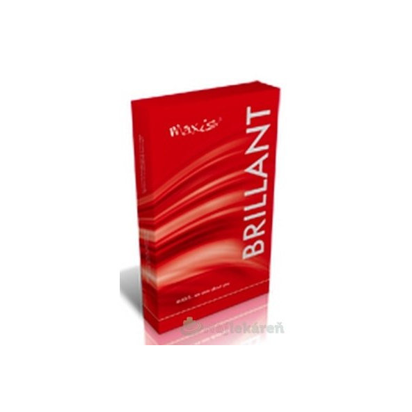 MAXIS BRILLANT STEHENNÉ PANČUCHY NEKĹZAVÉ veľkosť 5,normálne, bez špice, s lemom, svetlé 1pár