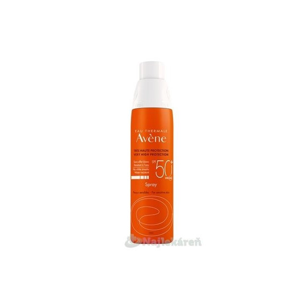 AVENE Sprej SPF 50+ pre citlivú pleť 200ml