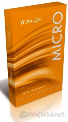 MAXIS MICRO STEHENNÉ PANČUCHY NEKĹZAVÉ veľkosť 3, normálne, bez špice, s lemom, bronz 1pár