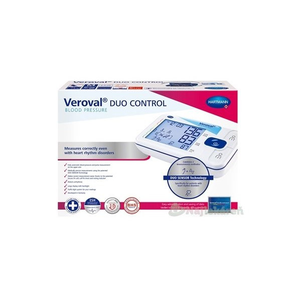 Veroval DUO CONTROL Medium tlakomer digitálny ramenný s manžetou M (22-32cm) 1ks