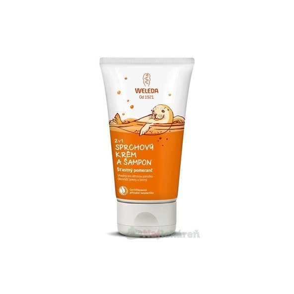 WELEDA 2v1 Sprchový krém a šampón 150ml