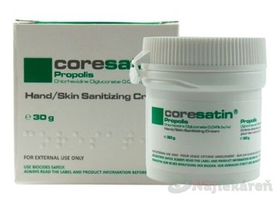 E-shop Coresatin Propolis krém na dezinfekciu kože a rúk 30g