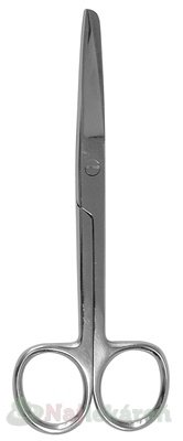 NOŽNICE CHIRURGICKÉ ROVNÉ HROTNATO TUPÉ 14cm 1ks