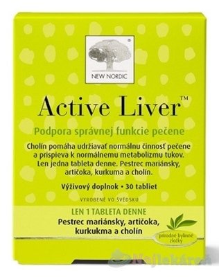 E-shop NEW NORDIC Active Liver na pečeň 30tbl