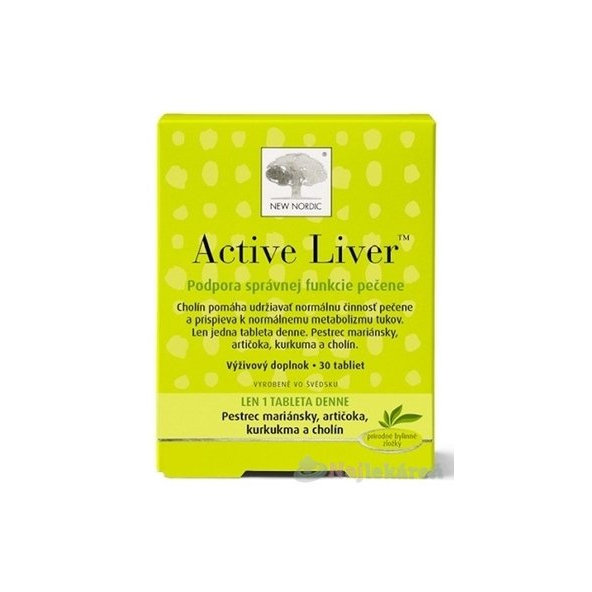 NEW NORDIC Active Liver na pečeň 30tbl