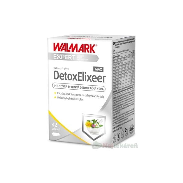 WALMARK DetoxElixeer MAX (inov. obal 2019) 1x42 ks