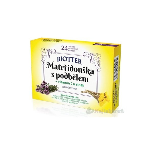 Biotter Materina dúška s podbeľom