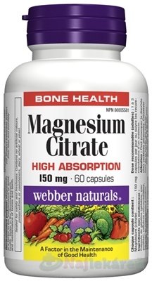 E-shop Webber Naturals Magnesium 150 mg 60 cps