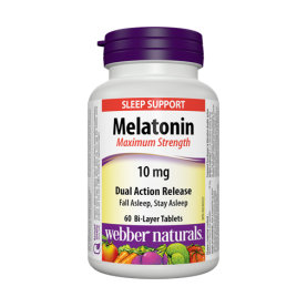 Webber Naturals Melatonín 10mg s postupným uvoľňovaným 60 tbl