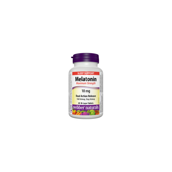 Webber Naturals Melatonin 10mg s postupným uvoľňovaným 60 tbl