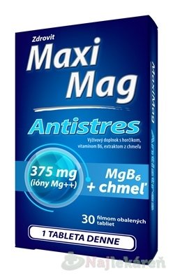 E-shop Zdrovit MaxiMag ANTISTRES Mg 375 mg+ B6 30 tabliet
