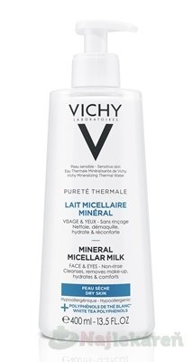 E-shop VICHY Purete Thermale Mineral Micelárne mlieko 400ml