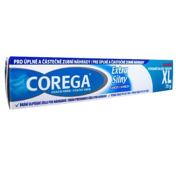 E-shop Corega fixačný krém extra silný na zubnú náhradu 70 g