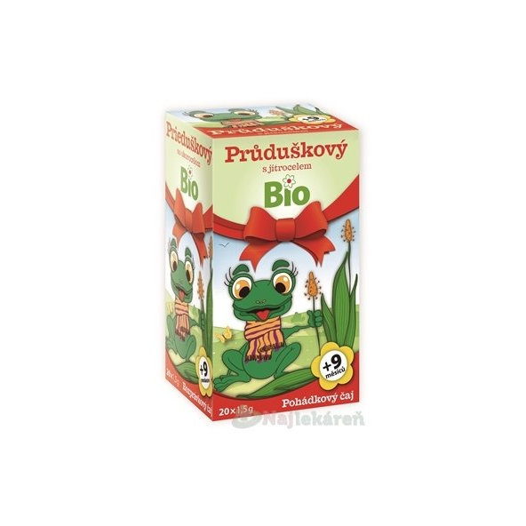 APOTHEKE ROZPRÁVKA Prieduškový čaj so skorocelom Bio, 20x1,5g