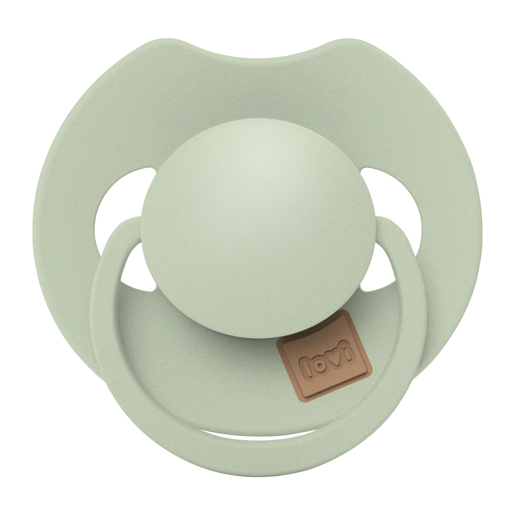 LOVI Cumlík silikónový dynamický Prime Pistachio 0-6m 1ks