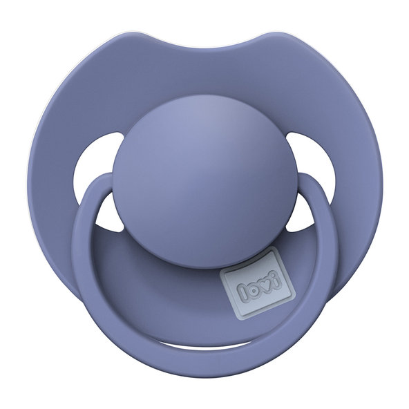 LOVI Cumlík silikónový dynamický Prime Blue 0-6m 1ks