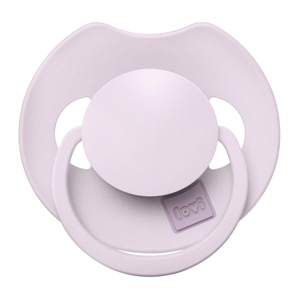 LOVI Cumlík silikónový dynamický Prime Lilac 0-6m 1ks