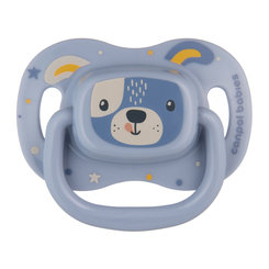 CANPOL BABIES Cumlík symetrický Cute Animals 18m+ modrý 1 ks
