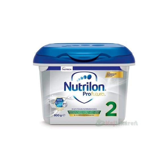 Nutrilon 2 ProFutura Následná mliečna dojčenská výživa v prášku (6-12 mesiacov) 800 g