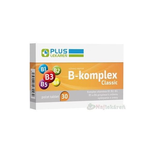 PLUS LEKÁREŇ B-komplex Classic 1x30 ks