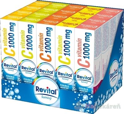 E-shop Revital vitamín C 1000 mg šumivý MIX BOX