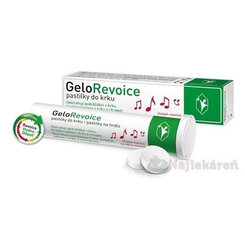 GeloRevoice pastilky na bolesť hrdla, čerešňa mentol 20 pastiliek
