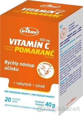 E-shop VITAR vitamín C 300 mg + rakytník + zinok
