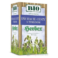 HERBEX BIO DÝCHACIE CESTY s tymiánom,  20x1,2g