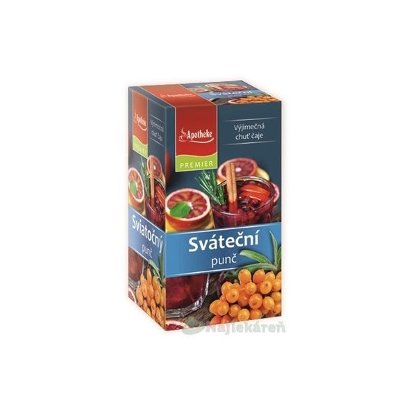 APOTHEKE PREMIER SVIATOČNÝ PUNČ bylinný čaj 20x2g
