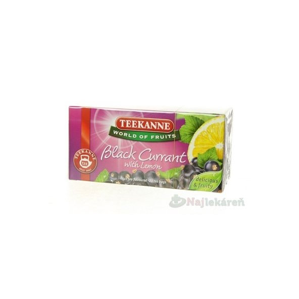 TEEKANNE WOF BLACK CURRANT, 20x2,5g