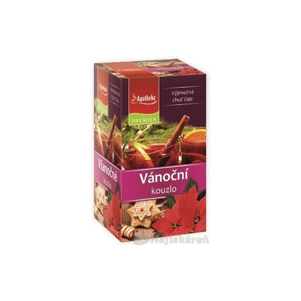 APOTHEKE PREMIER VIANOČNÉ KÚZLO bylinný čaj, 20x2g