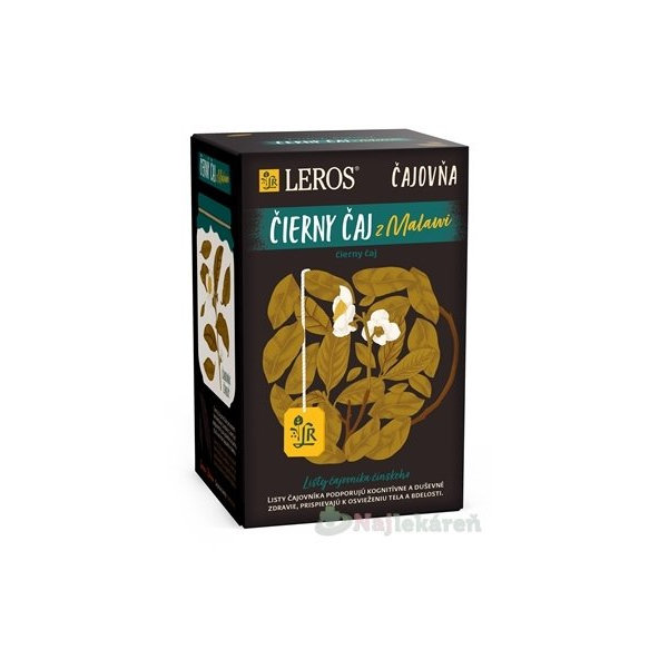 LEROS Čajovňa ČIERNY ČAJ z Malawi,  20x2g
