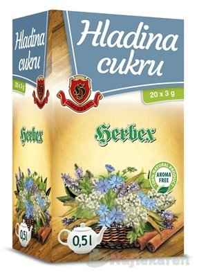 E-shop HERBEX HLADINA CUKRU bylinný čaj, 20x3g